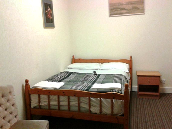 A typical double room at Ivy House Hotel