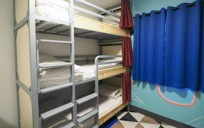 A typical triple room at St Christophers Village
