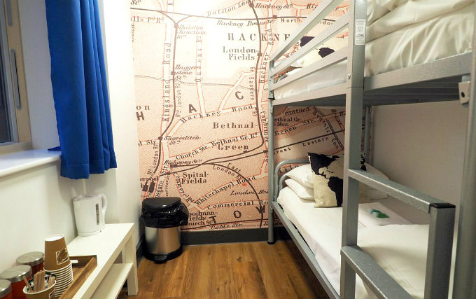 A twin room at St Christophers Village