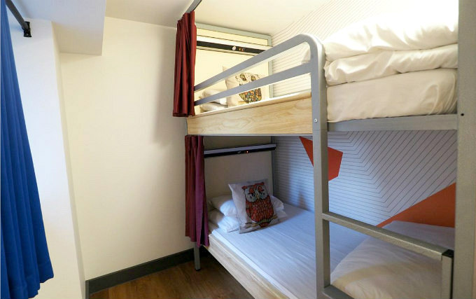 A typical twin room at St Christophers Village