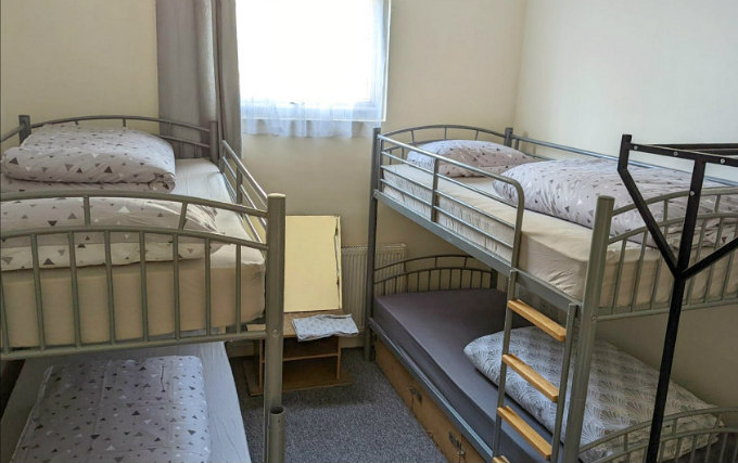 Dorm room at Westfield Hostel