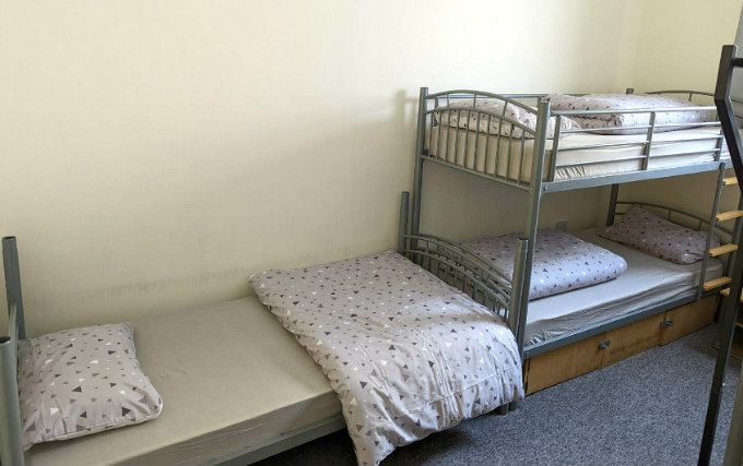 Dorm room at Westfield Hostel