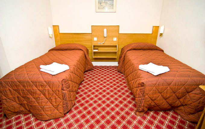 Twin room at Alexandra Hotel