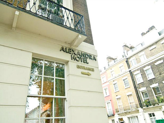 The exterior to Alexandra Hotel