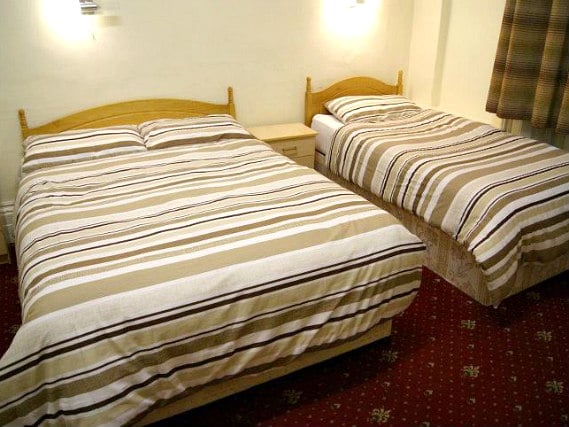 Triple rooms at Stanley House Hotel are the ideal choice for groups of friends or families