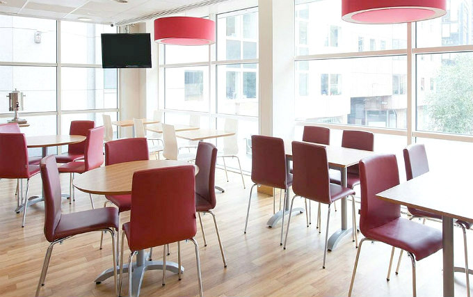 Sit with friends and plan your day in the Breakfast room