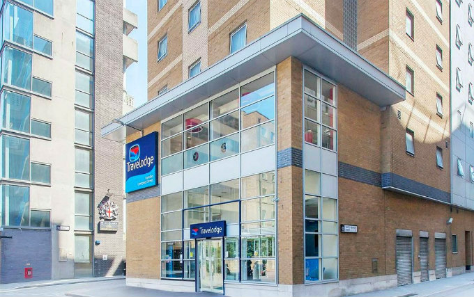 An exterior view of Travelodge Liverpool Street