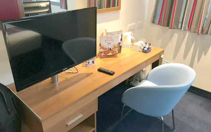 Room facilities at Travelodge London Central Aldgate East Hotel