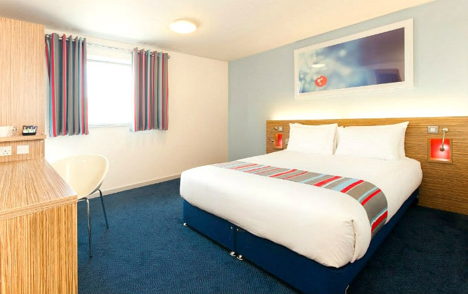 A comfortable double room at Travelodge London Central Southwark