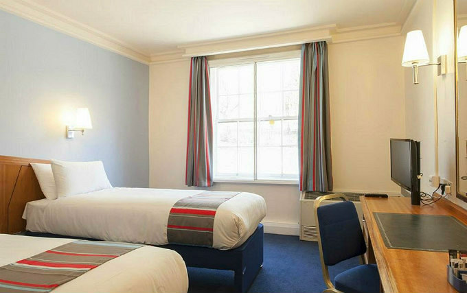 Twin room at Travelodge London Kings Cross Royal Scot Hotel