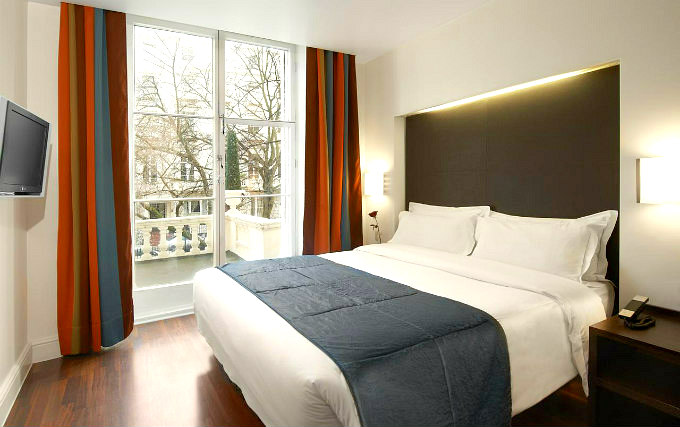 A typical double room at Caesar Hotel London