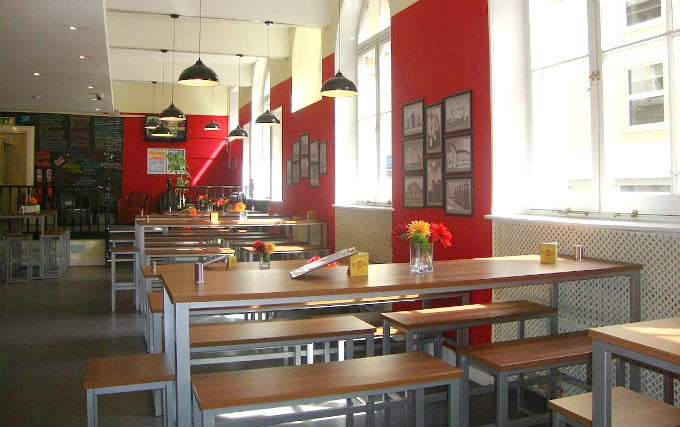 Sit with friends and plan your day in the Breakfast room