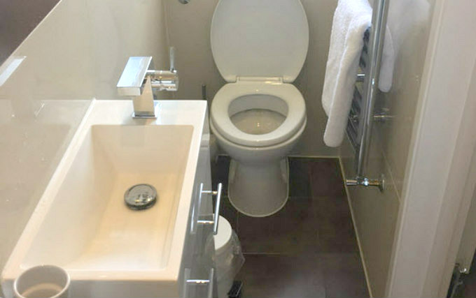 A typical bathroom at Bickenhall Hotel