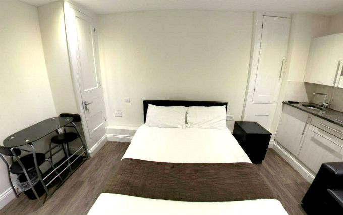 A typical double room at Bickenhall Hotel