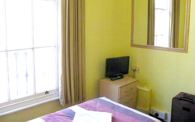 A double room at Enrico Hotel