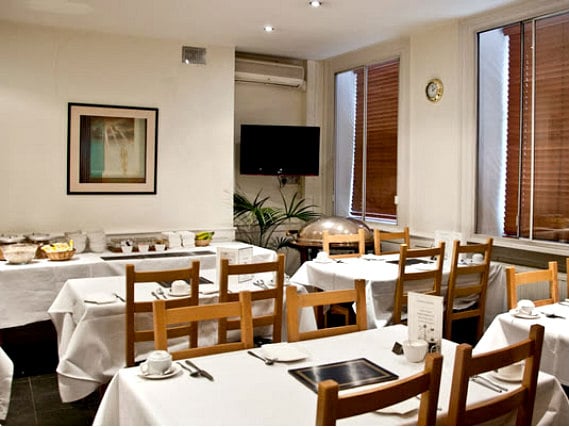 Relax and enjoy your meal in the Dining room