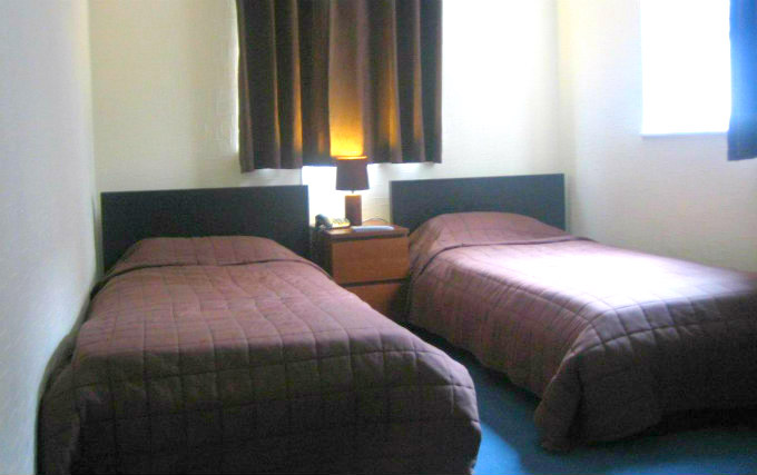 A twin room at Adare Hotel