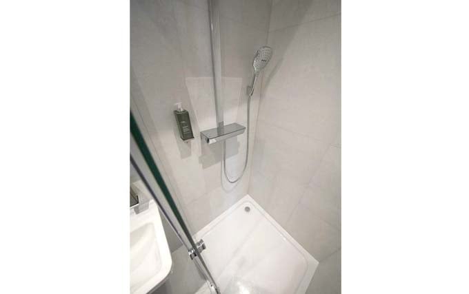 Shower system at The Pack and Carriage Bar and Rooms
