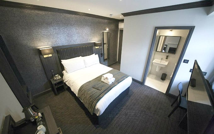 A typical double room at The Pack and Carriage Bar and Rooms
