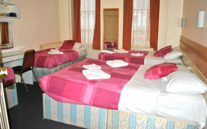 Dorm room at Guilford Hotel