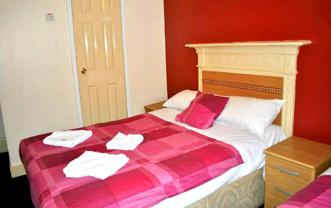 A comfortable double room at Grenville Hotel