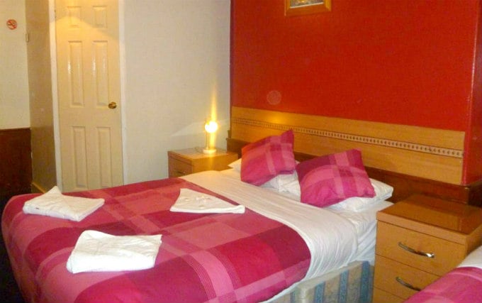 A comfortable double room at Grenville Hotel