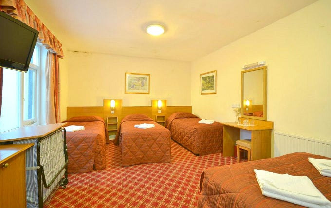 Dorm room at Seymour Hotel