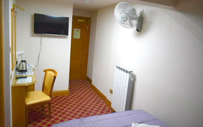 A double room at Leigham Court Hotel