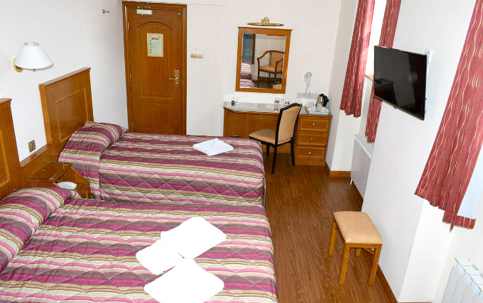 A triple room at Leigham Court Hotel