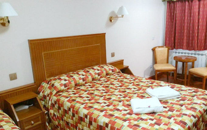 A typical double room at Leigham Court Hotel