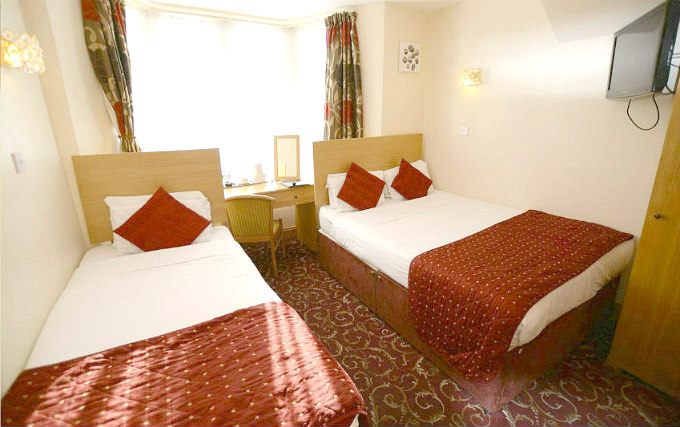 A typical triple room at PremierLux Serviced Apartments