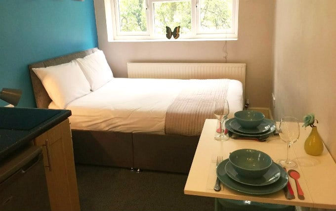 A double room at United Lodge Hotel and Apartments