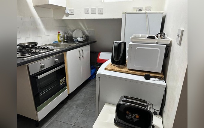 kitchenette at City Lodge Shadwell