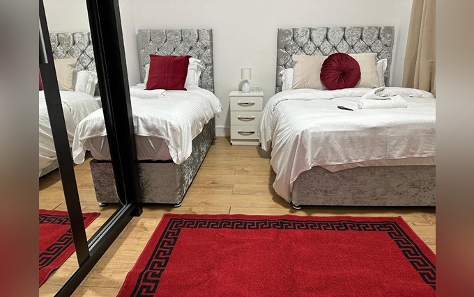 A typical triple room at City Lodge Shadwell