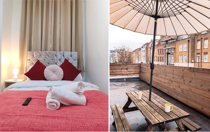 Double room at City Lodge Shadwell