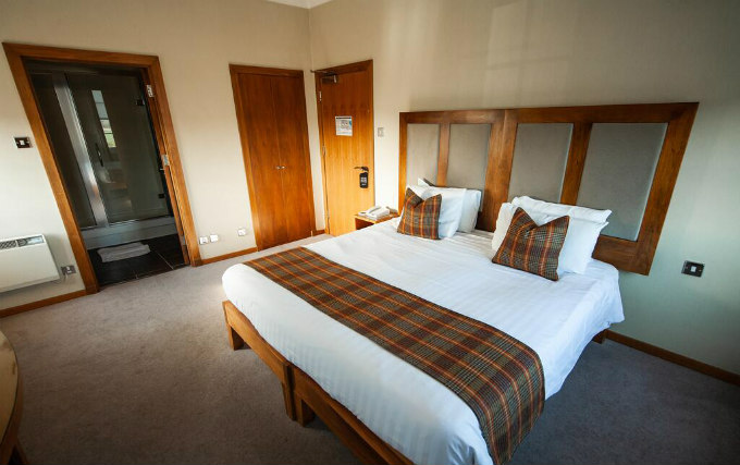 A comfortable double room at Berwick Manor Hotel
