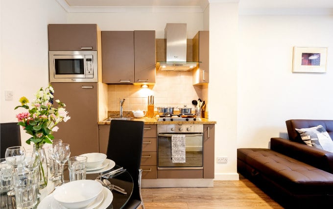 kitchen at Blue Star Apartments London
