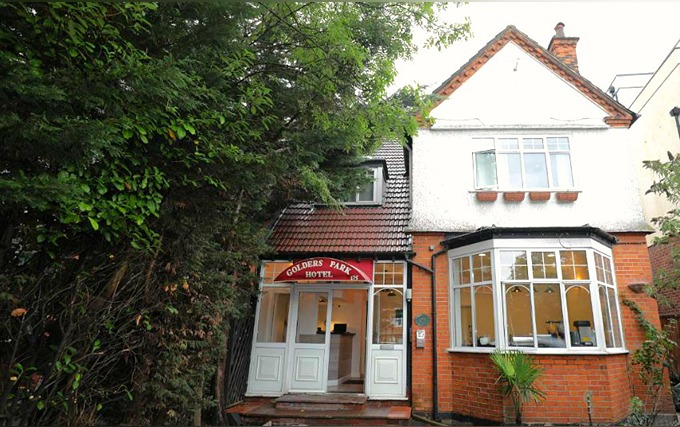 An exterior view of Golders Park Hotel London