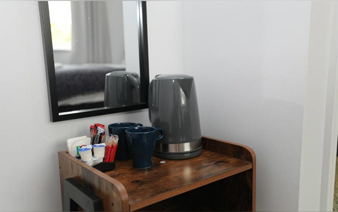Enjoy a reviving hot drink in your room.