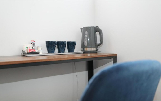 Enjoy a reviving hot drink in your room.