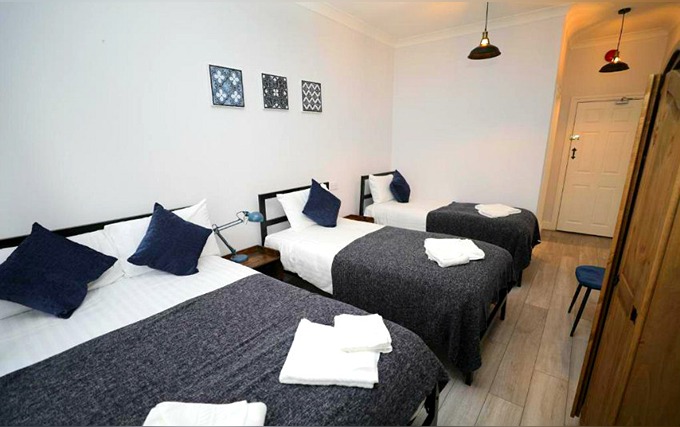 Quad rooms are great for friends and family sharing