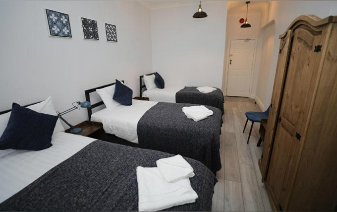 Quad room at Golders Park Hotel London