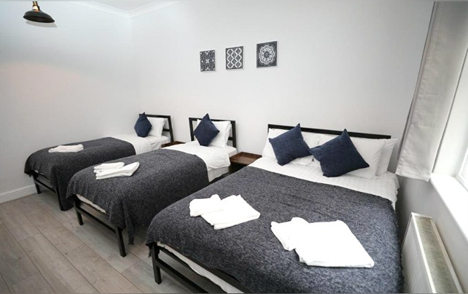 Quad room at Golders Park Hotel London