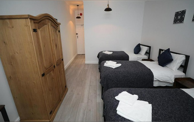 Quad room at Golders Park Hotel London