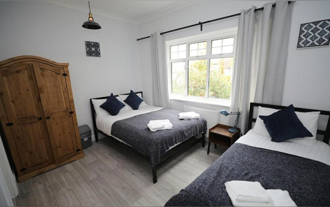 A typical triple room at Golders Park Hotel London