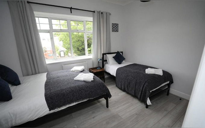 A typical triple room at Golders Park Hotel London