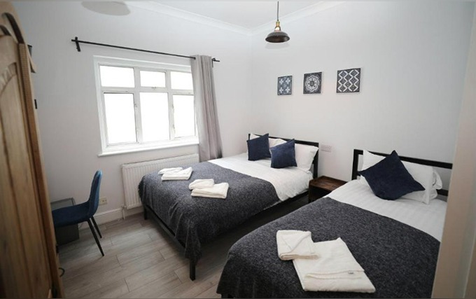 A typical triple room at Golders Park Hotel London