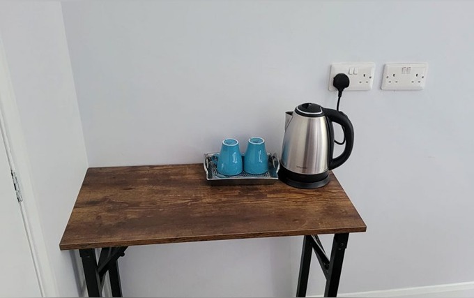 Enjoy a reviving hot drink in your room.