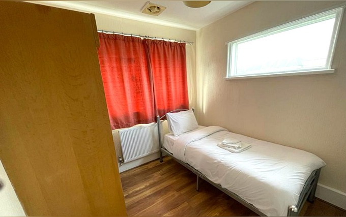 A typical single room at St Nicholas Hotel