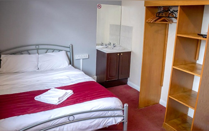 A comfortable double room at St Nicholas Hotel